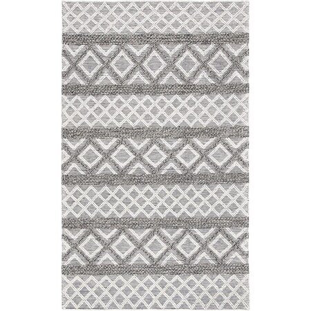Safavieh 8 x 10 ft. Vermont Rectangle Global Rug - Ivory & Dark Grey VRM211H-8